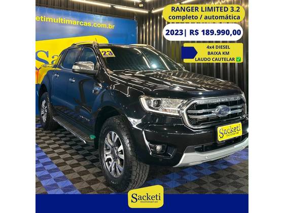 FORD RANGER 3.2 LIMITED 4X4 CD 20V DIESEL 4P AUTOMÁTICO FORD RANGER 3.2 LIMITED 4X4 CD 20V DIESEL 4P AUTOMÁTICO